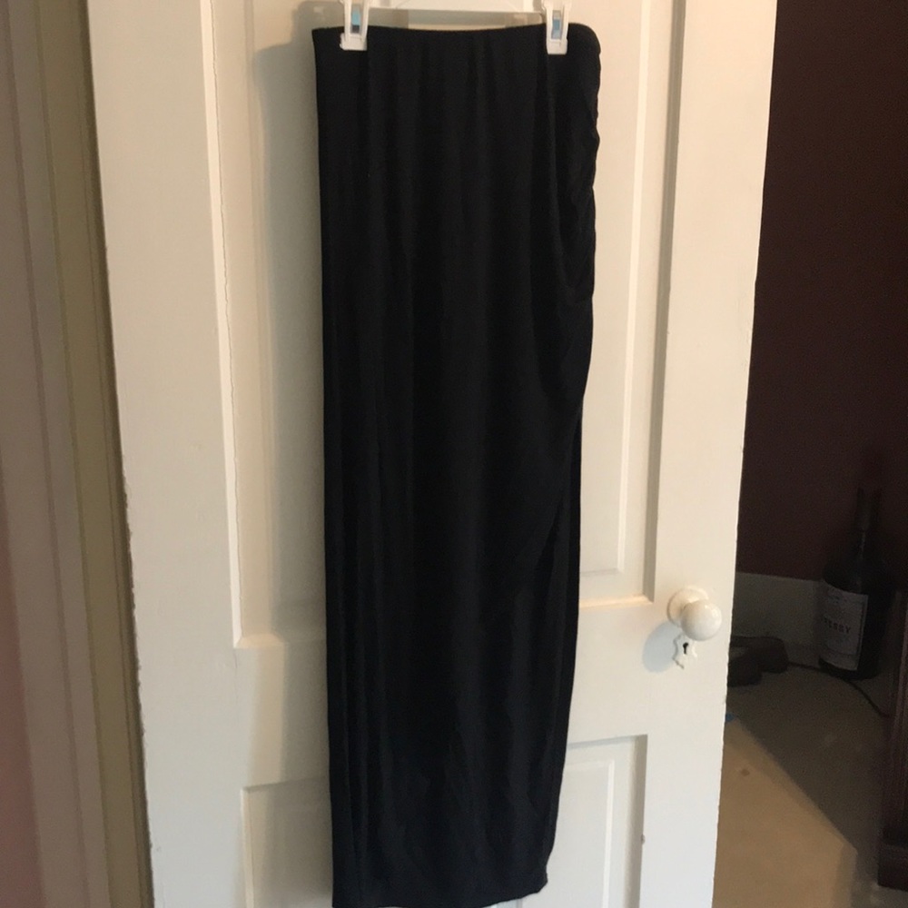 Black Tobi Maxi skirt